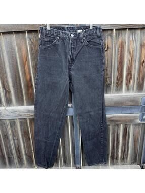 Vintage Orange Tab Black Levi's Jeans 34 Waist Skinny Jeans  550